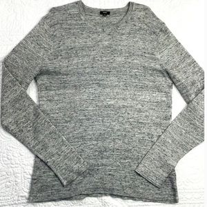 Vince Men’s Gray Speckled Crewneck Sweater SIZE: S
